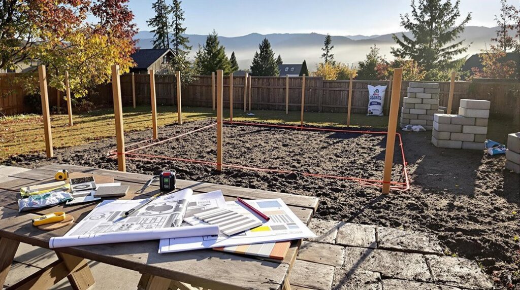 kelowna concrete patio installation
