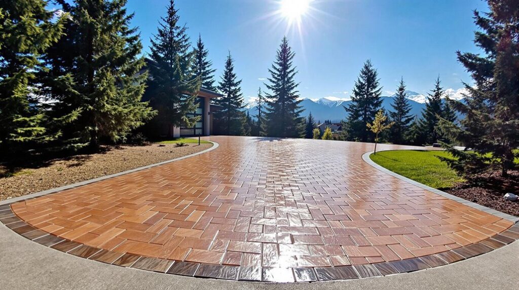 stamped concrete driveways kelowna